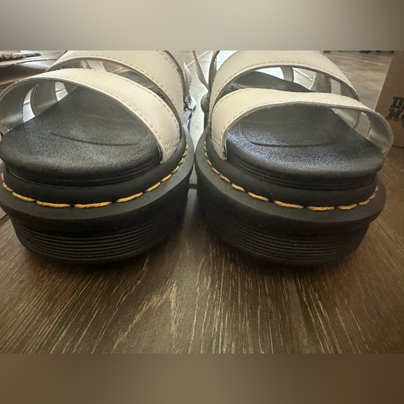 Dr Martens Blaire White Leather Sandals Women's Size US 7 - Picture 7 of 7